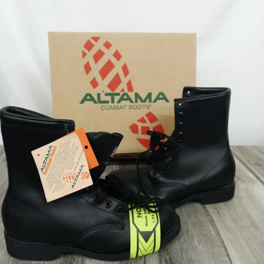 Altama NEW Steel Safety Toe Work Boots Electrical Hazard Safety Boots Men's 9